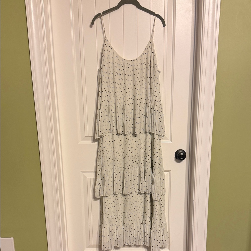 Tiered Polka Dot Dress